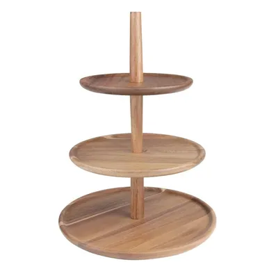Produktbild von Olympia Akazienholz-Etagère 305(Ø) x 395(H)mm