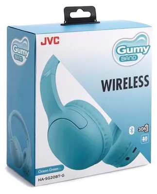 Produktbild von JVC HA-SG20BT Kabellose On-Ear Gumy Band Kopfhörer Ozeangrün
