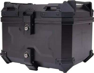 Produktbild von Motorrad Topcase, 45L Kapazität, wasserdichtes Design, Schwarz