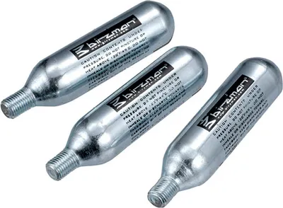 Produktbild von Birzman Zacoo CO2 bottle 16g, CNC-finished body, 3 PCS/SET silver