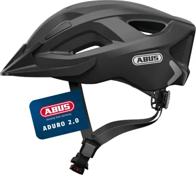 Produktbild von ABUS Stadthelm Aduro 2.0 - Allround-Fahrradhelm mit Licht in sportivem Design für den Stadtverkehr Damen und Herren