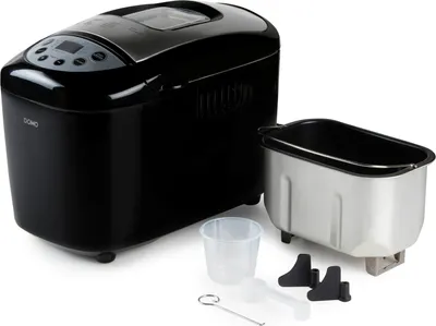 Produktbild von Domo B3977, 1,5 kg, Sichtfenster, Timer, 850 W, Schwarz