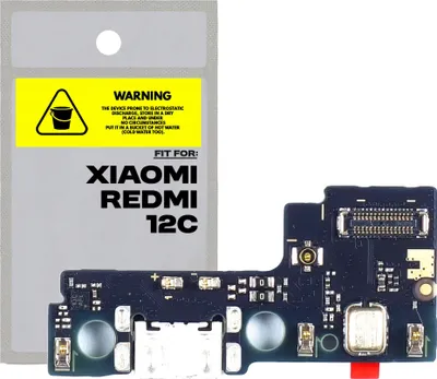 Imagen del producto de Puerto de carga original para Xiaomi Redmi 12C, compatible con Tradebit