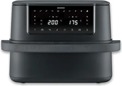 Severin Heißluftfritteuse Black Line Flex FR 2490 mattschwarz
