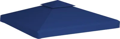 Obrázok produktu pre vidaXL Pavilion Náhradná strecha 310 g/m² Tmavomodrá 3x3 m