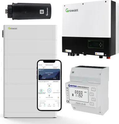 Produktbild von Growatt SPH10000TL3-BH-UP 0% MwSt §12 III UstG 10kW Hybrid Wechselrichter mit 12.8kWh Solarspeicher-