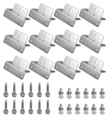 Image de Support de montage pour panneaux solaires, en aluminium léger, installation facile, lot de 12 pièces