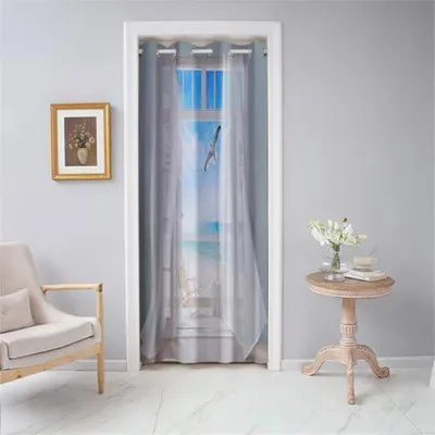 Produktbild von Türvorhang Blickdicht mit Ösen 130x150cm Möwe