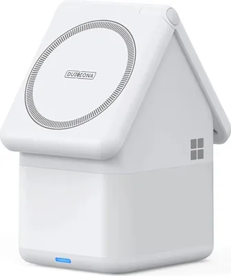 Image de DUZZONA W20 - 4-in-1 induktives Ladegerät mit Licht kompatibel mit MagSafe 15W weiß