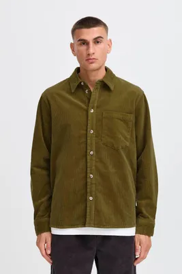 Produktbild von Solid SDMEYER Herren Freizeithemd Hemd Langarmhemd Baumwollmischung relaxed fit