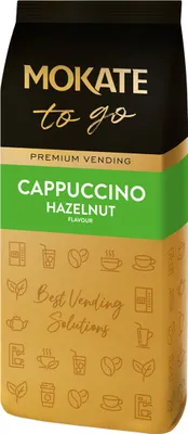 Obrázok produktu pre Mokate To Go Cappuccino Hazelnut Instantná káva pre predajné automaty Premium 1kg