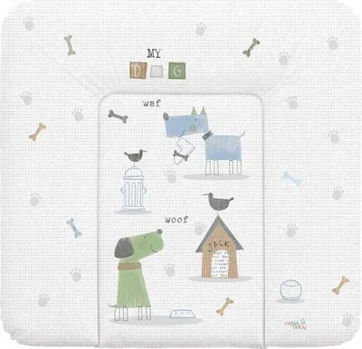 Obrázek produktu pro Ceba Baby Přebalovací podložka 75 x 72 cm - Pejsci modro-zelená