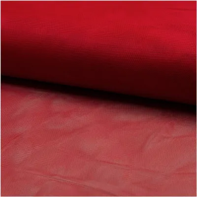 Soft-Tüll Kostümstoff Fasching Feintüll Dekostoff 1 x 1,5 m Meterware rot