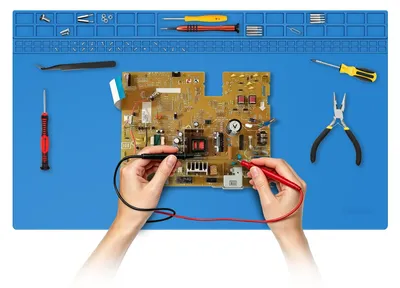 Productafbeelding van Soldeermat siliconen - 60 x 35 cm - Hittebestendig tot 500 °C
