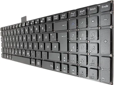 Obrázek produktu pro DE Černá klávesnice bez rámečku verze 2 kompatibilní pro Asus D550, D550C, D550CA