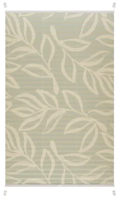 Produktbild von Lichtblick Plissee blickdicht Tageslicht ohne Bohren Klemmbar Salbei 100 cm x 130 cm (B x L)