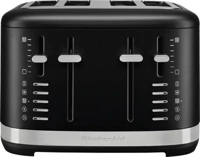 Produktbild von Kitchenaid 4-Scheiben-Toaster 5KMT4109EBM Mattschwarz
