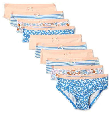 Immagine prodotto di A. Slip in cotone per bambine, intimo, biancheria intima, slip, confezione da 10