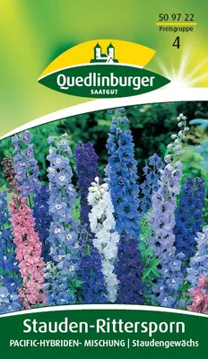 Produktbild von Quedlinburger Saatgut - Stauden-Rittersporn Pacific - Samen - 509722