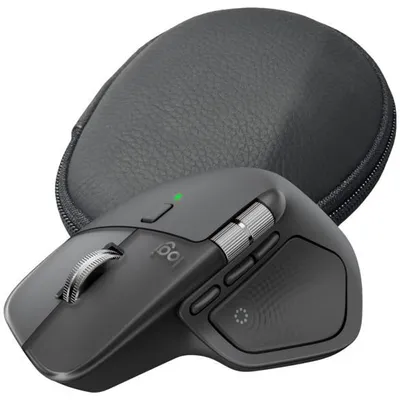 Produktbild von Logitech MX Master 4 Graphit Maus + Hülle