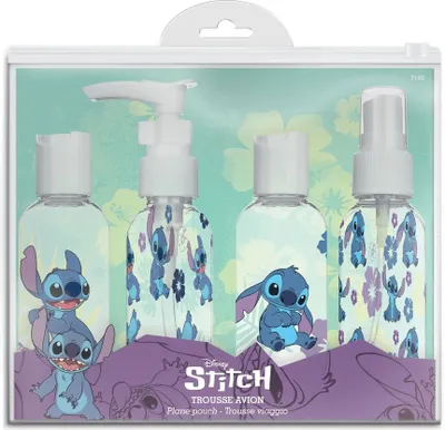 Zdjęcie produktu dla Kosmetyczka Disney Stitch przezroczysta przezroczysta jeden rozmiar