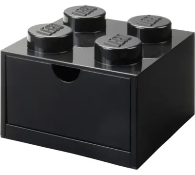Produktbild von LEGO 4-Drawer Black Desk Brick Storage Box