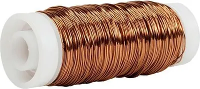Produktbild von Aluminiumdraht UTINA, kupfer, 50g, 60m, Ø0,3mm - Floristendraht