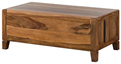 Immagine prodotto di MASSIVMOEBEL24 | ANCONA #202 Tavolino da salotto in legno di sheesham - laccato / marrone scuro 115x60x45