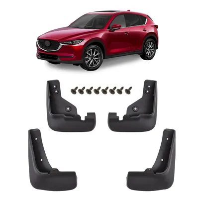 Produktbild von Schmutzfänger, 4er-Set Schmutzfänger-Kit Spritzschutz Schmutzfänger mit Befestigungssatz, für Mazda CX-5 II KF 2017-2025, Zubehör Vorne Und Hinten