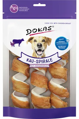 Produktbild von Dokas 201356, Leckerli, Hund, Adult, Huhn, 110 g