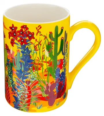 Cactus-Becher 230 ml, Porzellan, bunt