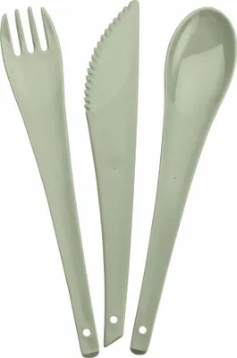 Obrázok produktu pre Koziol Rio príbor, 3 ks, lyžica, vidlička, nôž, príbor, plast, Eukalyptovo zelená, 19 cm, 3036655