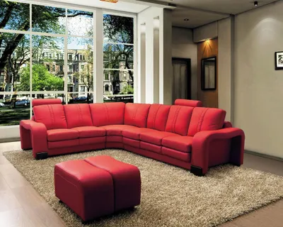 Image de XXL Multifunktions Ledercouch Couch Sofa Polster Ecksofa Moderne Big Couchen