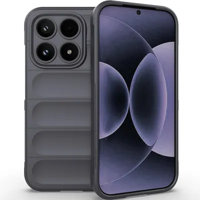 Produktbild von Handyhülle für Xiaomi 17 Weich TPU Silikon Stossfest Anti-rutsch Hülle Dunkelgrau