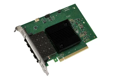 Produktbild von Intel Ethernet Network Adapter E810-XXVDA4 - Netzwerkadapter - PCIe 4.0 x16 - 10/25 Gigabit SFP28 x 4