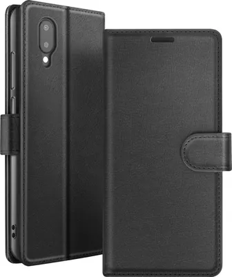 Obrázek produktu pro Zanaé, peněženkové pouzdro Galaxy A02 s magnetickým zavíráním, černé
