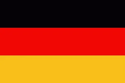 Produktbild von Flagge Deutschland 90 x 150 cm Fahne mit 2 Ösen 100g/m² Stoffgewicht Hissflagge Mast