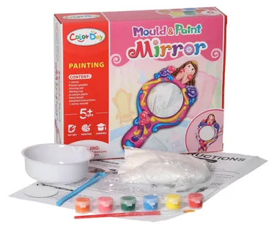 Image de Moulage en plâtre - Miroir à main