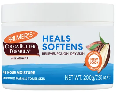 Obrázok produktu pre Palmer's Cocoa Butter Formula Original Solid Formula, Maslo, Hydratačný, Výživný, Zmäkčovadlo, Suchá koža, Hrubá pokožka, 100 g, kakaové maslo, Hrniec