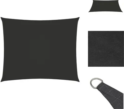 Produktbild von vidaXL Sonnensegel Oxford-Gewebe Rechteckig 3,5x4,5 m Anthrazit -  Sonnenschirme & Sonnenschutze