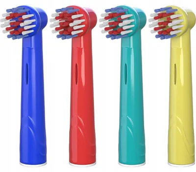 Produktbild von Nistal Ersatz-Zahnbürstenköpfe Precision Kids 4 Stk.