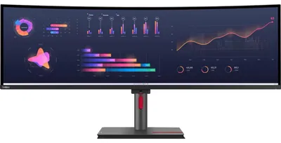 Produktbild von Lenovo ThinkVision P49w-30  (49")   DQHD HDMI/DP/USB-C/DOC