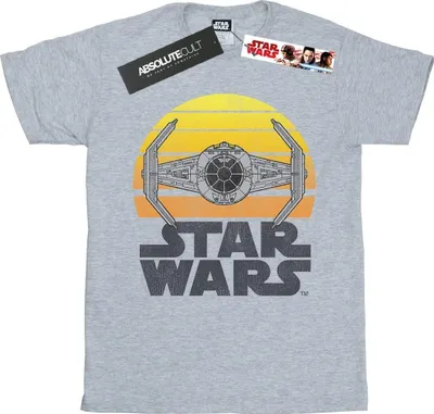 Image de Star Wars - T-shirt "Tie Fighter" pour garçon BI48500 (140-146) (Gris)