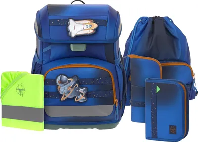 Produktbild von Lässig Schulranzen-Set Light, Unique Space blue
