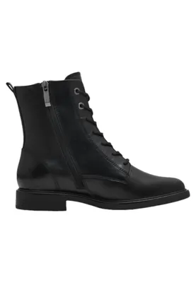 Produktbild von Tamaris Damen Stiefelette Reißverschluss Leder modischer Begleiter 1-25113-43, Größe:40 EU, Farbe:Schwarz