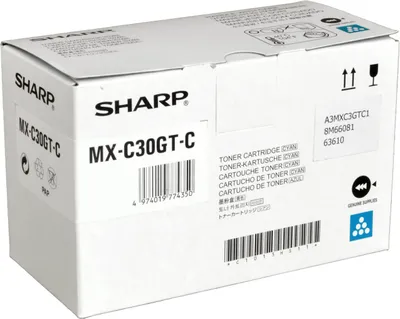 Produktbild von Sharp MXC30GTC, 6000 Seiten, Cyan, 1 Stück(e)