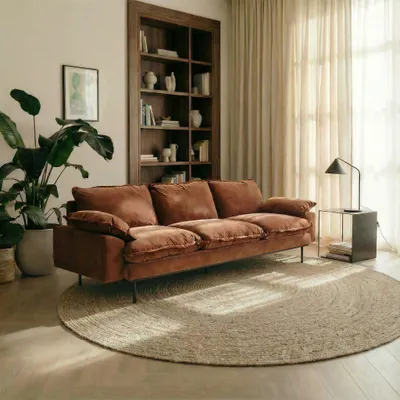 Productafbeelding van Rond wollen vloerkleed, "Mr. Carpet", labyrintpatroon, grijs gemêleerd, diameter 160 cm