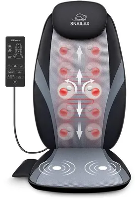 Produktbild von Shiatsu-Massagekissen mit Wärmefunktion, Massagegerät für den Rücken, ideal für die Anwendung zu Hause