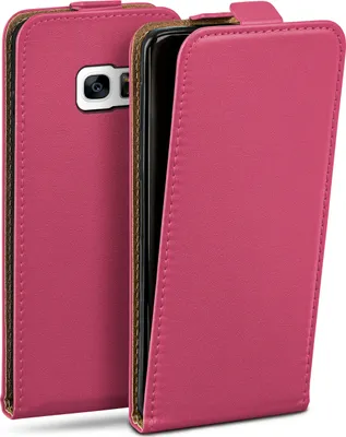 Produktbild von moex® Flip Case kompatibel mit Samsung Galaxy S7 - Hülle mit 360 Grad Schutz, Pink