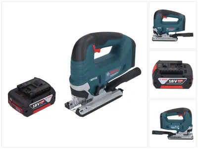 Zdjęcie produktu dla Wyrzynarka akumulatorowa Bosch GST 18V-125 B Professional 18 V 125 mm bezszczotkowa + 1x akumulator 5,0 Ah - bez ładowarki